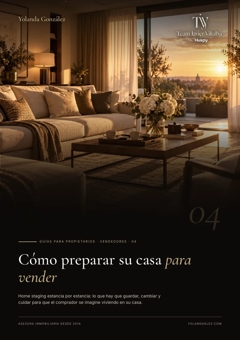 Portada de la guía Cómo preparar su casa para enamorar a los compradores y vender más rápido