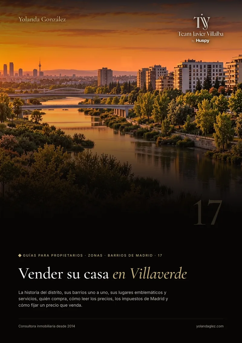 Portada de la guía Vender en Villaverde: historia, barrios, servicios, el comprador y cómo fijar el precio