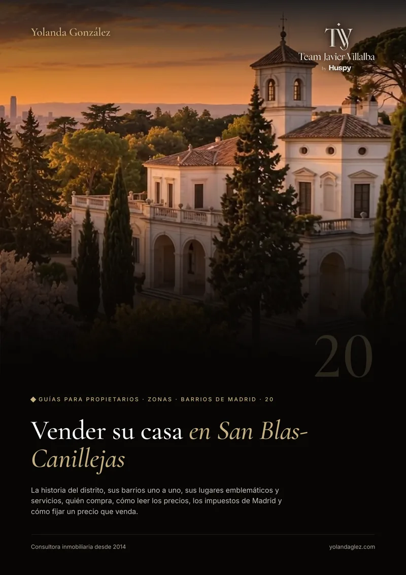 Portada de la guía Vender en San Blas-Canillejas: historia, barrios, servicios, el comprador y cómo fijar el precio