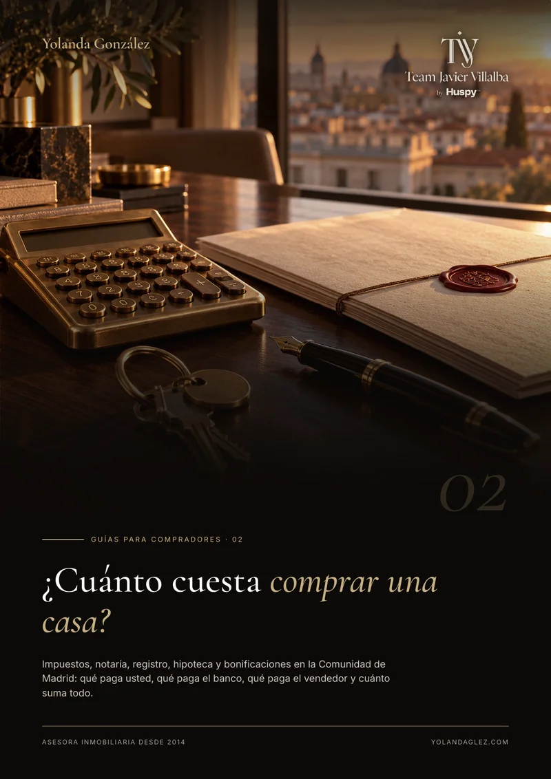 Portada de la guía ¿Cuánto cuesta comprar una casa? Impuestos y gastos de la compra en Madrid