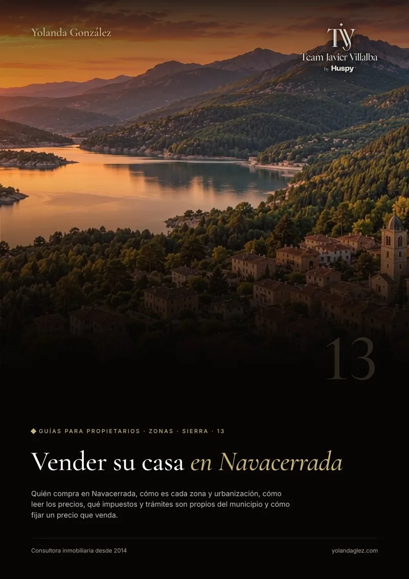 Portada de la guía Vender en Navacerrada: el comprador, las zonas, los impuestos locales y cómo fijar el precio