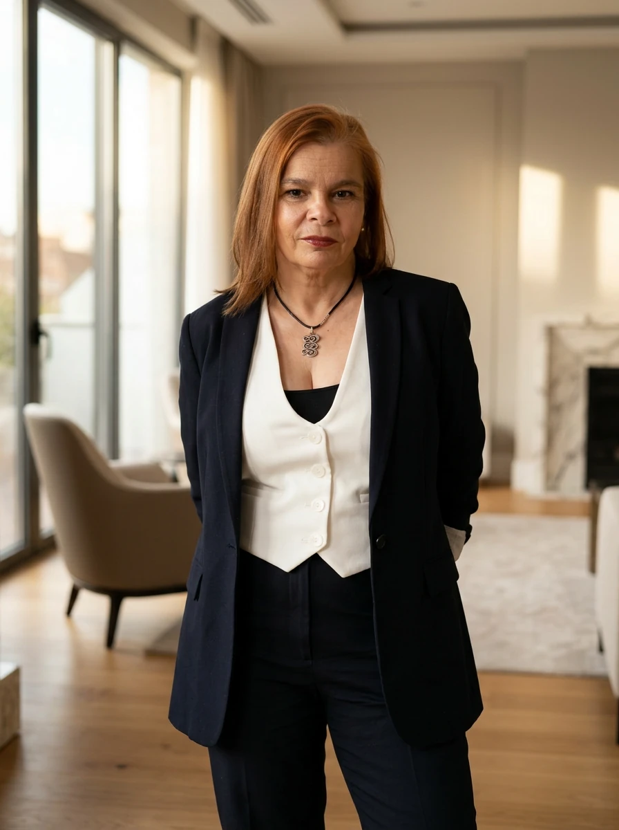Yolanda González con Team Javier Villalba durante una operación inmobiliaria